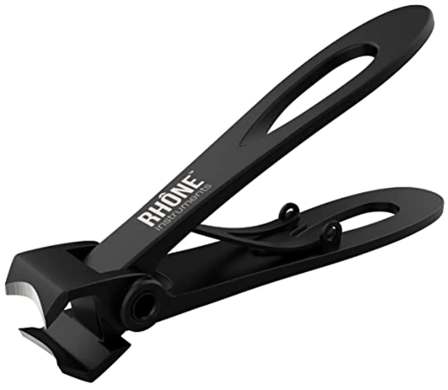 Rhône Instruments Nail Clippers, 420J2 Surgical Grade Steel, Extra-Wide Jaw, Cuts Thick Nails, Professional Series, Heavy-Duty Fingernail and Toenail Clippers for Manicure, Pedicure, Women and Men