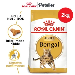 Royal Canin Bengal Adult 2kg Dry Cat Food - Feline Breed Nutrition