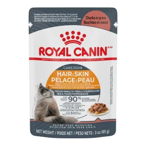 Royal Canin Cat Pouches Chunks In Gravy Adult Hair & Skin