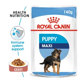 Royal Canin Maxi Puppy in Gravy Pouch 140g