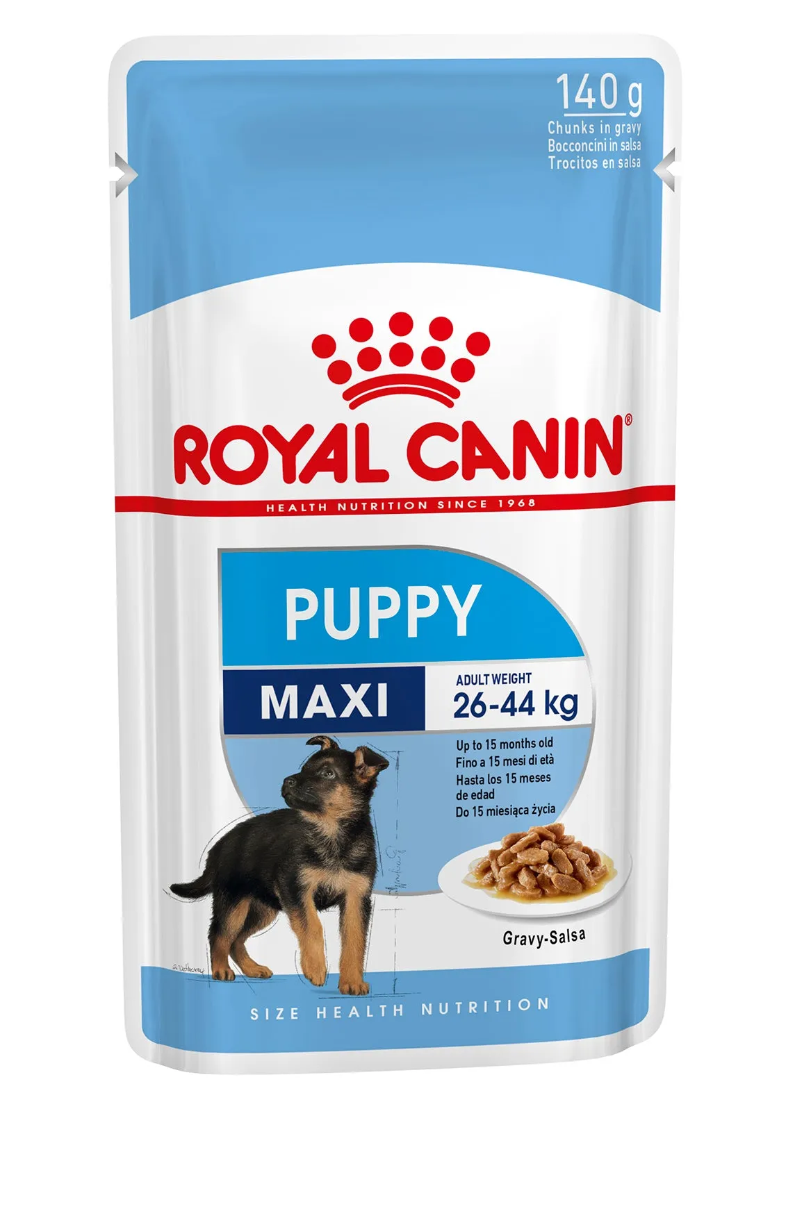Royal Canin Maxi Puppy in Gravy Pouch 140g