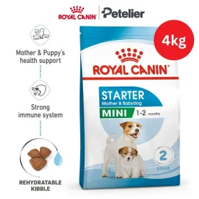 Royal Canin Mini Starter Mother & Babydog 4kg Dry Dog Food for Adult/Puppy/Baby
