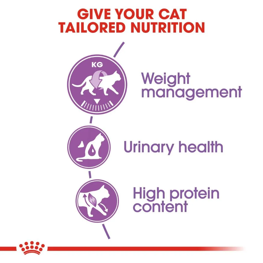 Royal Canin Sterilised 37 (4kg) Adult Dry Cat Food - Feline Health Nutrition Sterilized