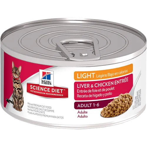 Science Diet Adult Light Liver & Chicken Wet Cat Food