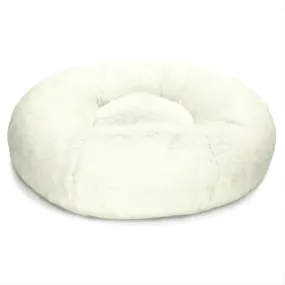 spa dog bed - ivory