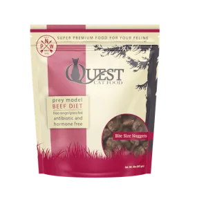 Steve's Quest Beef Nuggets 2-lb, Frozen Raw Cat Food