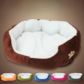 Super Soft Washable Dog & Cat Bed Mat in Plush Cotton