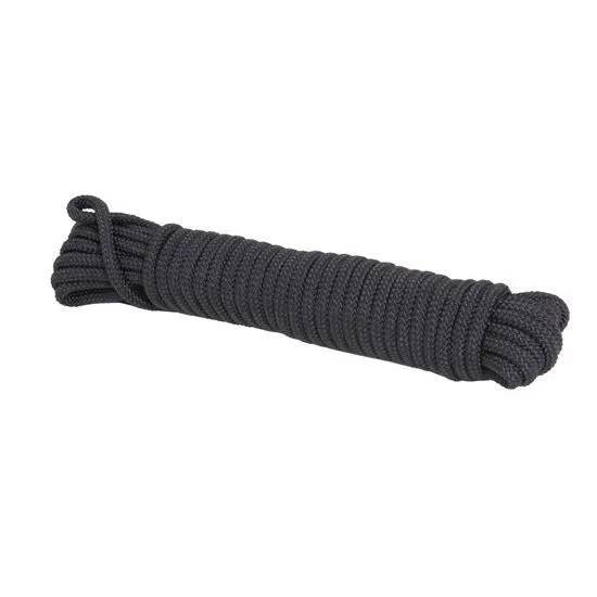 Tactical Utility Rope 100' - Black 3-8"  1 Ea