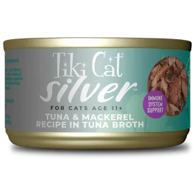 Tiki Cat® Silver™ Whole Foods with Tuna & Mackerel Recipe Wet Cat Food (2.4 oz)