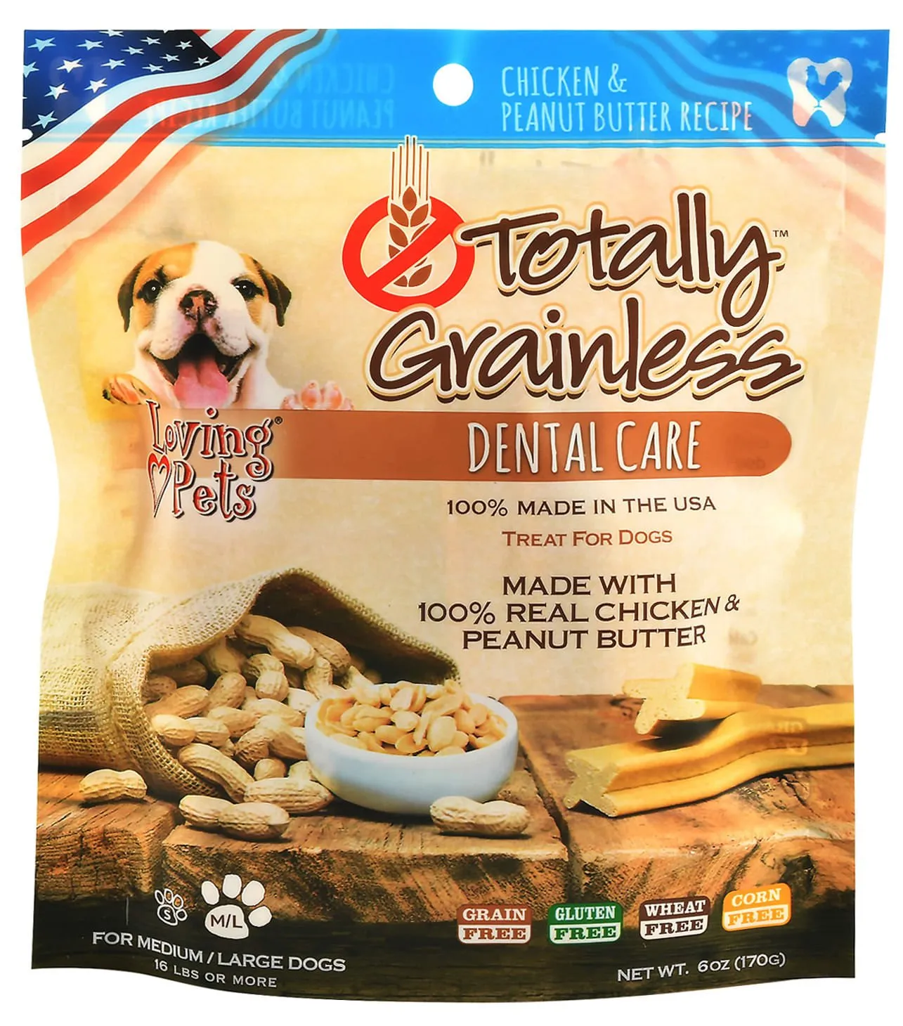 Totally Grainless Dental Care Treat, 6 oz