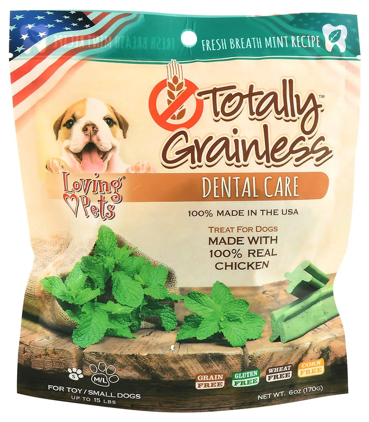 Totally Grainless Dental Care Treat, 6 oz