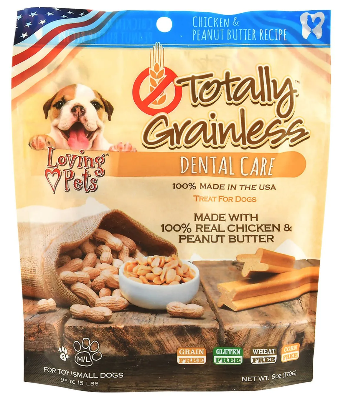 Totally Grainless Dental Care Treat, 6 oz