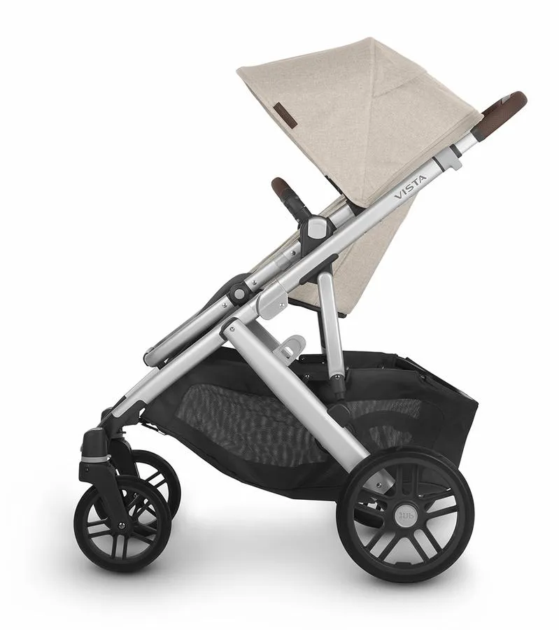 UPPAbaby Vista V2 Stroller - Declan (Oat Melange/Silver/Chestnut Leather)