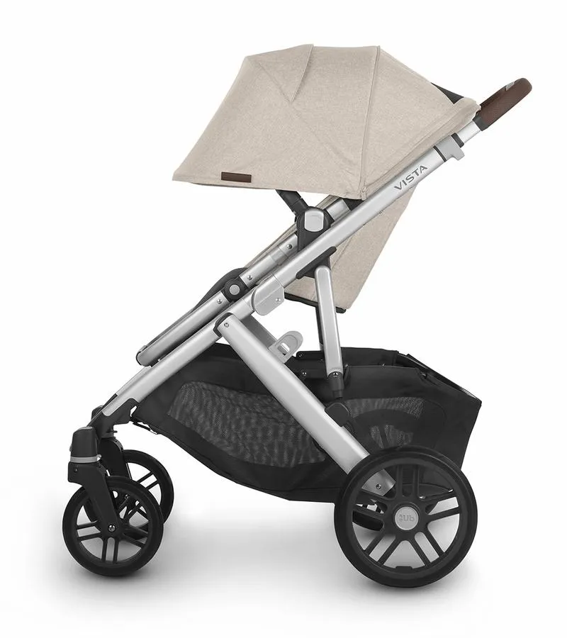 UPPAbaby Vista V2 Stroller - Declan (Oat Melange/Silver/Chestnut Leather)