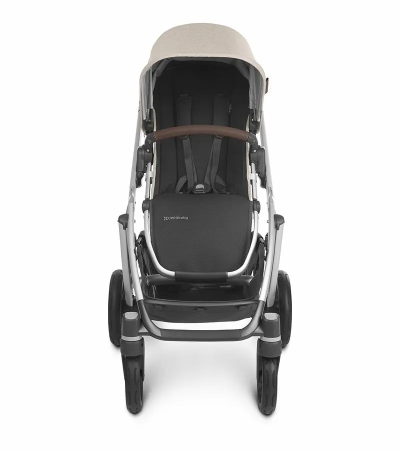 UPPAbaby Vista V2 Stroller - Declan (Oat Melange/Silver/Chestnut Leather)