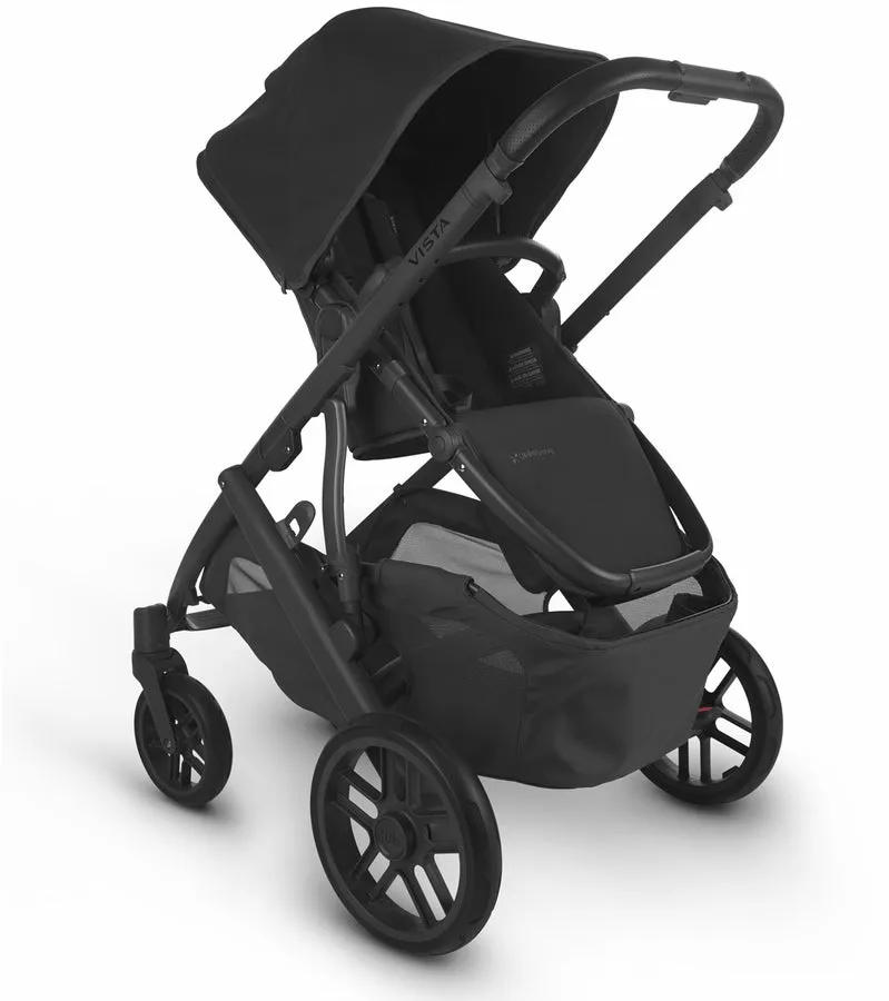 UPPAbaby Vista V2 Stroller - Jake (Black/Carbon/Black Leather)