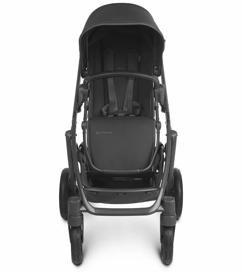 UPPAbaby Vista V2 Stroller - Jake (Black/Carbon/Black Leather)