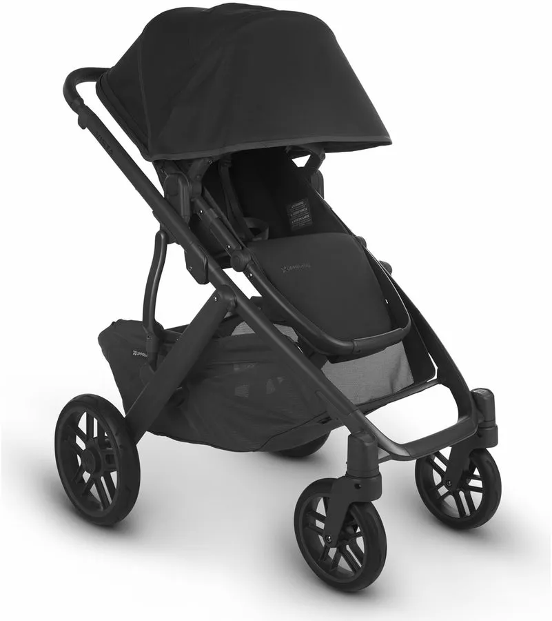 UPPAbaby Vista V2 Stroller - Jake (Black/Carbon/Black Leather)