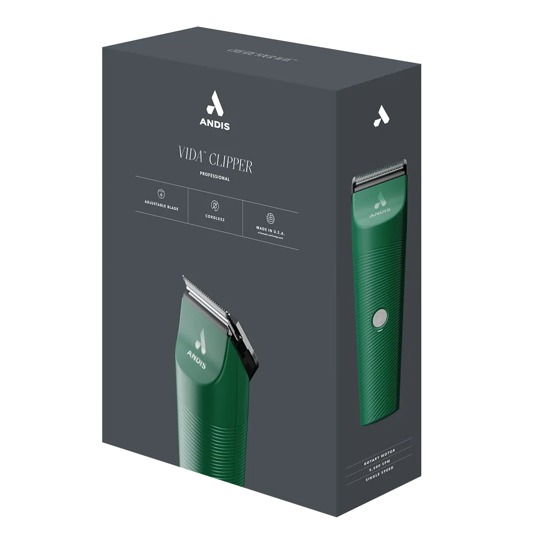 Vida Green Cordless Clipper by Andis