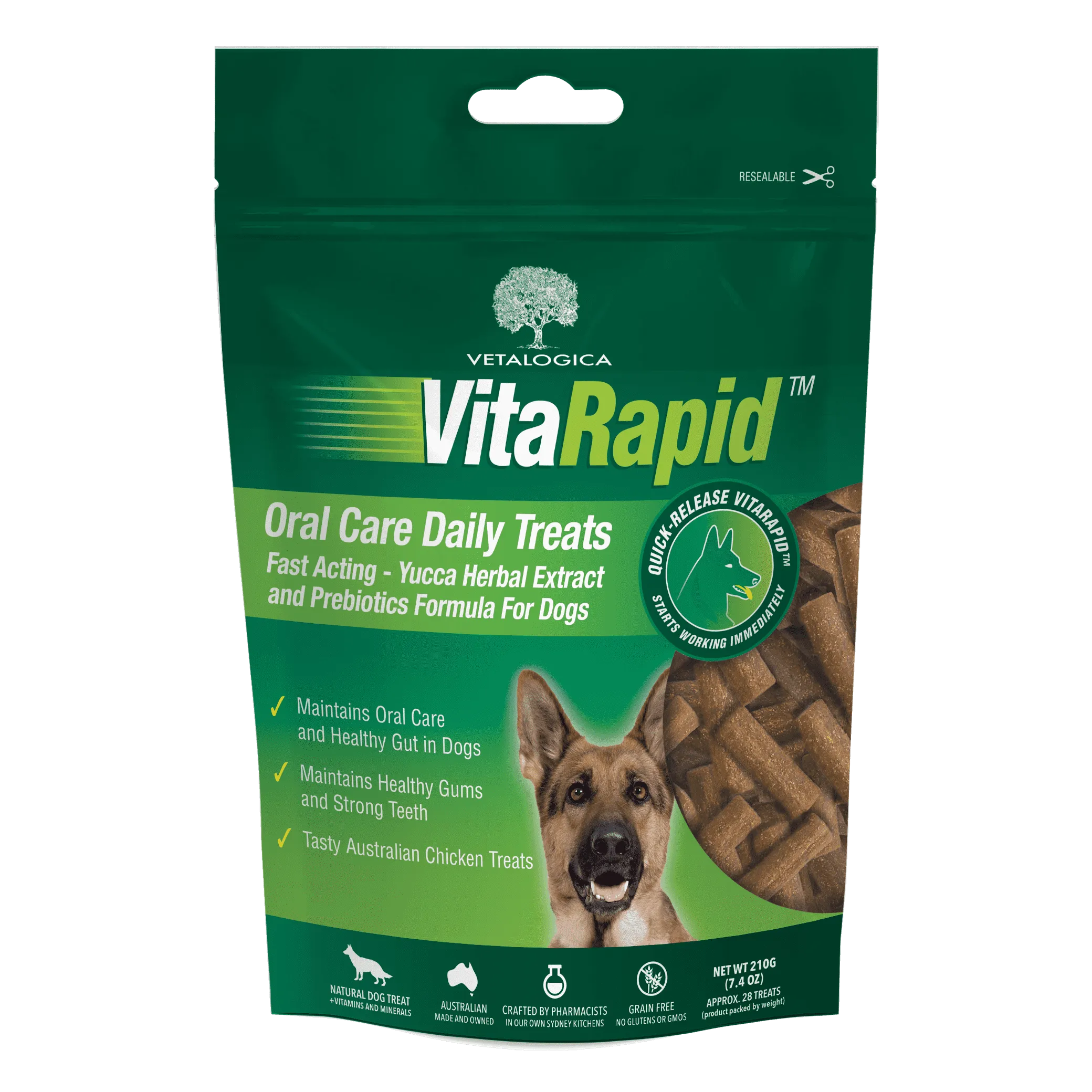 VitaRapid® Oral Care Daily Treats For Dogs 210g