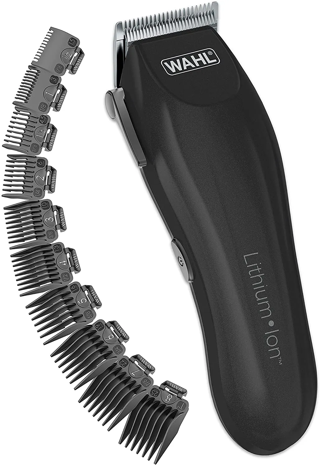 Wahl Clipper Lithium-ion Cordless Haircutting Kit! Cordless Rechargeable Grooming and Trimming Kit, 12 Guide Combs