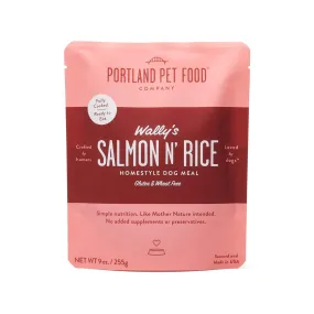 Wally's Salmon N' Rice Homestyle Dog Meal