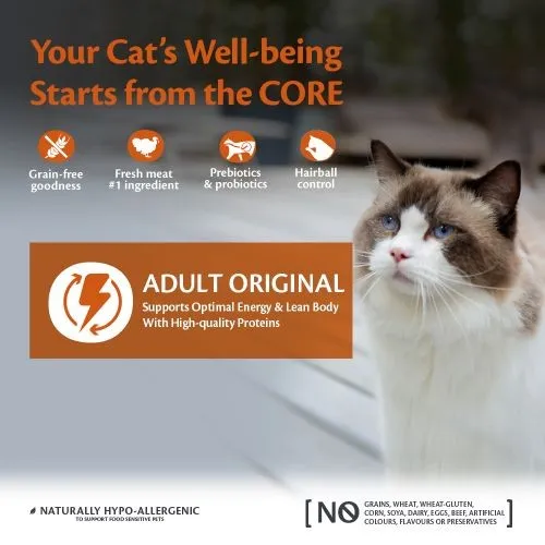 Wellness CORE Original Chicken and Turkey Grain Free Dry Adult Cat Food 1.75kg