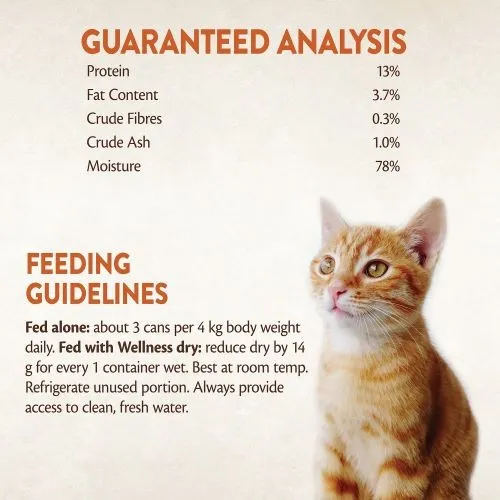 Wellness CORE Tender Cuts Chicken Selection Multipack Wet Adult Cat Food 6x85g