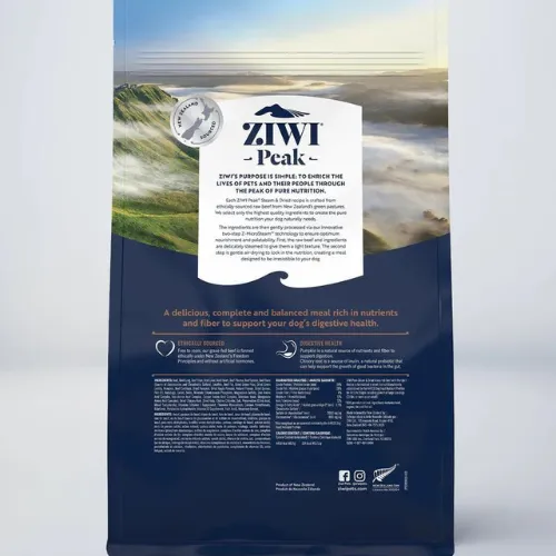 ZiwiPeak Beef with Pumpkin Steam & Dried Dog Food
