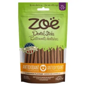 Zoë Dental Sticks for Dogs Antioxidant Cinnamon Flavour
